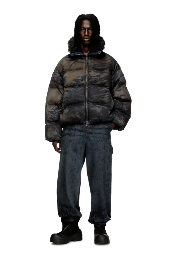 w-johns Doudoune en denim camouflage effet sale