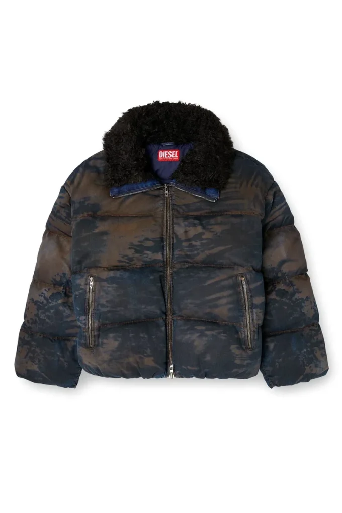 w-johns Doudoune en denim camouflage effet sale