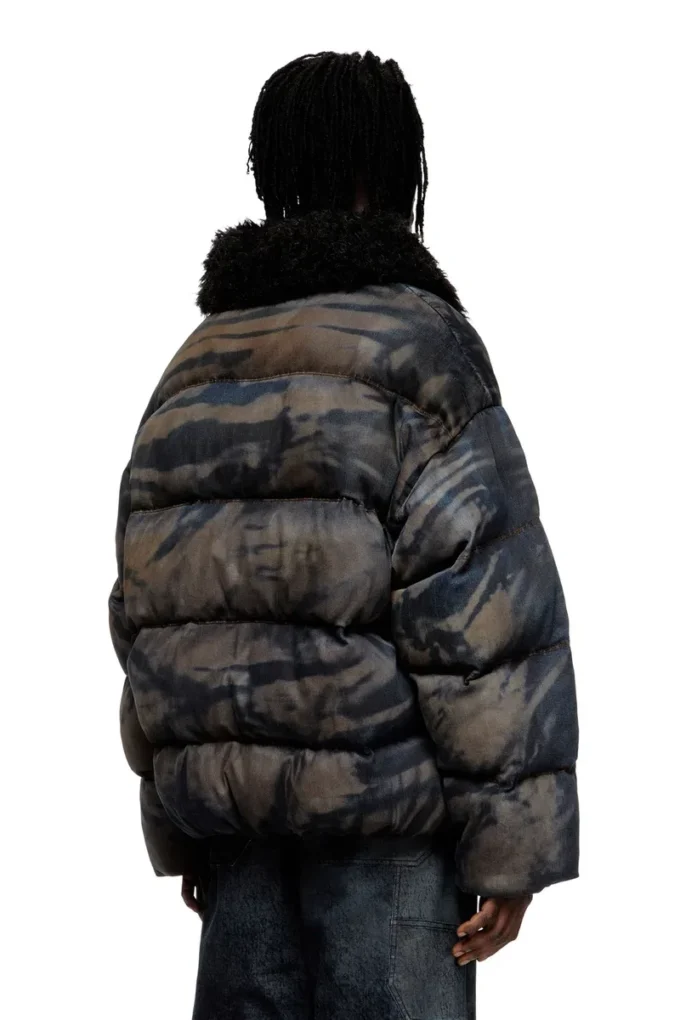 w-johns Doudoune en denim camouflage effet sale
