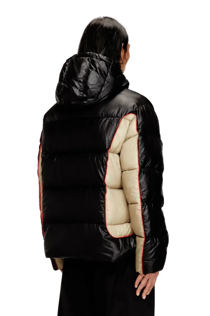 w-ostend Doudoune à capuche en ripstop brillant