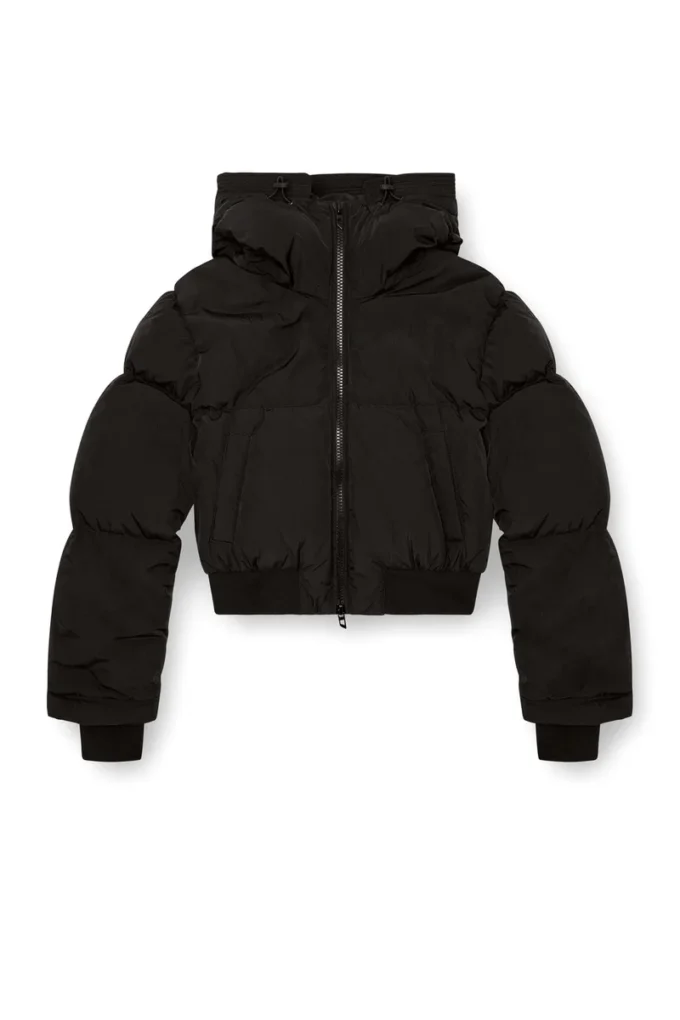 w-peyt-short-new-p1 Doudoune à capuche en nylon froissé