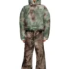 w-thug-jkt-puffy Veste matelassée à capuche en nylon camouflage