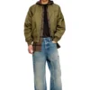 w-type-d1 Blouson bomber rembourré avec broderie Oval D