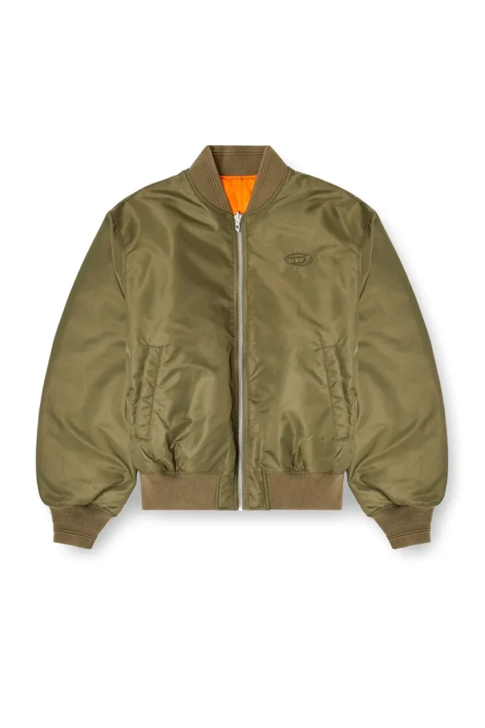 w-type-d1 Blouson bomber rembourré avec broderie Oval D